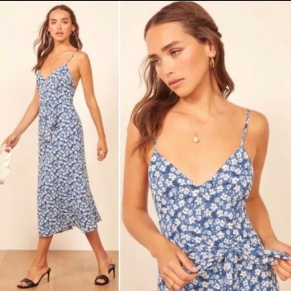 Reformation Dietrich Dress, Raquel Floral sz 12